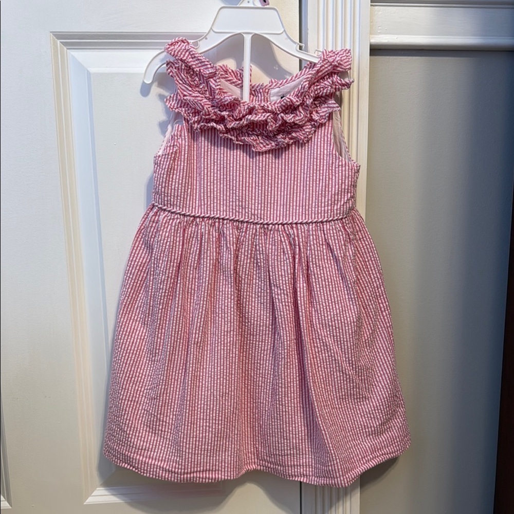 Pink Ralph Lauren 24M Searsucker Dress